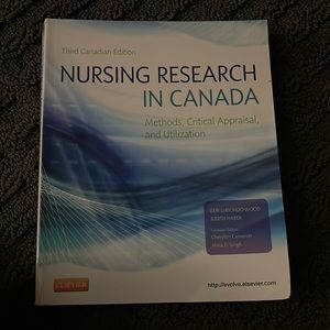 Nursing Research in Canada third Canadian Edition